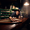 André, building beautiful wood kayaks